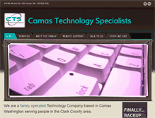 Tablet Screenshot of camastechnologyspecialists.com